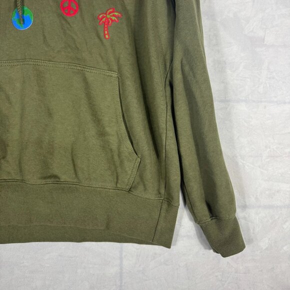 City Wear Hoodie Womens Olive Green San Francisco Graphic Print Size Small - Picture 4 of 14